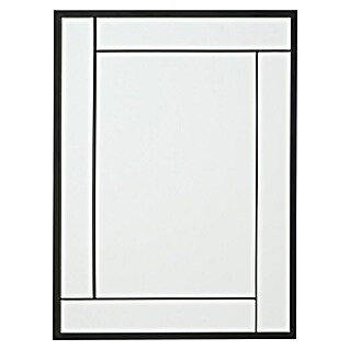 Espejo de pared Sono (70 x 95 cm, Negro)