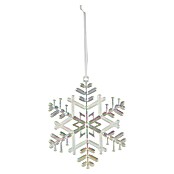 Christbaumschmuck Schneeflocke irisierend (Weiß, Kunststoff, 1 Stk., 13,5 cm) | BAUHAUS