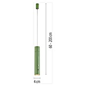 Just Light Led-pendellamp op accu Attach (3 W, Groen, Warm wit) | BAUHAUS
