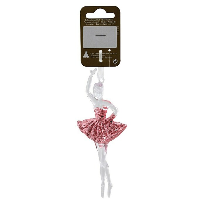 Christbaumschmuck Ballerina (Rosa, Kunststoff, 1 Stk.) | BAUHAUS