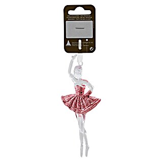 Christbaumschmuck Ballerina (Rosa, Kunststoff, 1 Stk.)