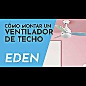Arte confort Ventilador de techo Eden (Blanco, 107 cm, 29 W, Blanco cálido) | BAUHAUS