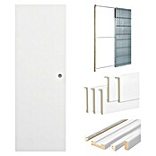 Solid Elements Set para puertas correderas Essen con estructura (62,5 x 203 cm, Blanco) | BAUHAUS