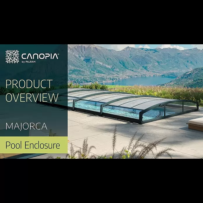 Palram – Canopia Cubierta para piscina Majorca - Específico para: Piscina, L x An: 600 x 400 cm, Aluminio - Majorca Pool Enclosure Kit - A Range Of Advantages | Canopia By Palram