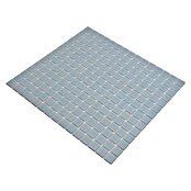 Mosaikfliese Quadrat Uni GM A 33P (L x B: 32,7 x 30,5 cm, Hellblau, Glänzend) | BAUHAUS