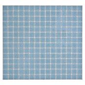 Mosaikfliese Quadrat Uni GM A 33P (L x B: 32,7 x 30,5 cm, Hellblau, Glänzend) | BAUHAUS