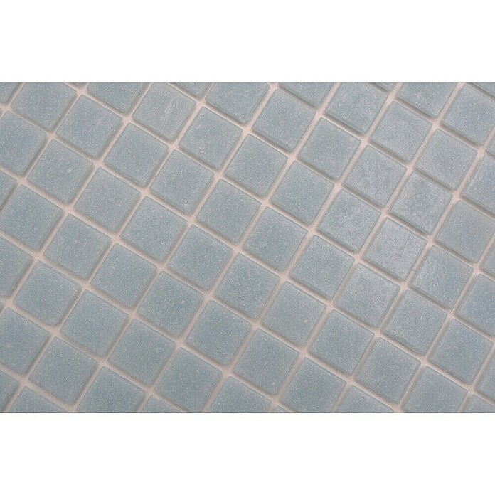Mosaikfliese Quadrat Uni GM A 33P (L x B: 32,7 x 30,5 cm, Hellblau, Glänzend) | BAUHAUS
