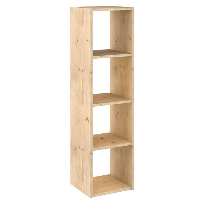 Astigarraga Dinamic HolzregalL x B x H: 33 x 36,2 x 140 cm, Holz Front View