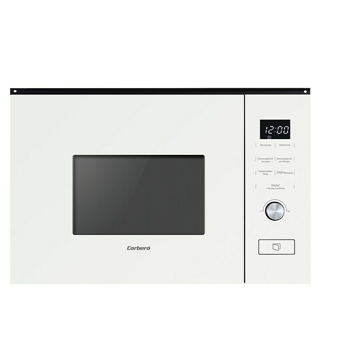 Corberó Microondas empotrado CMICM20GLWINTEG (Potencia máx.: 1.000 W, 20 l, Blanco) | BAUHAUS