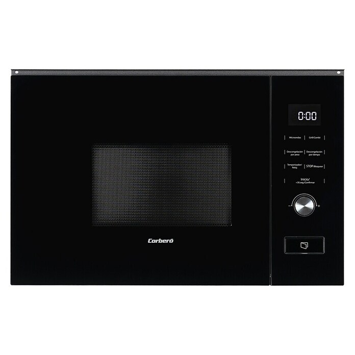 Corberó Microondas empotrado CMICM20GLNINTEG (Potencia máx.: 1.000 W, 20 l, Negro) | BAUHAUS
