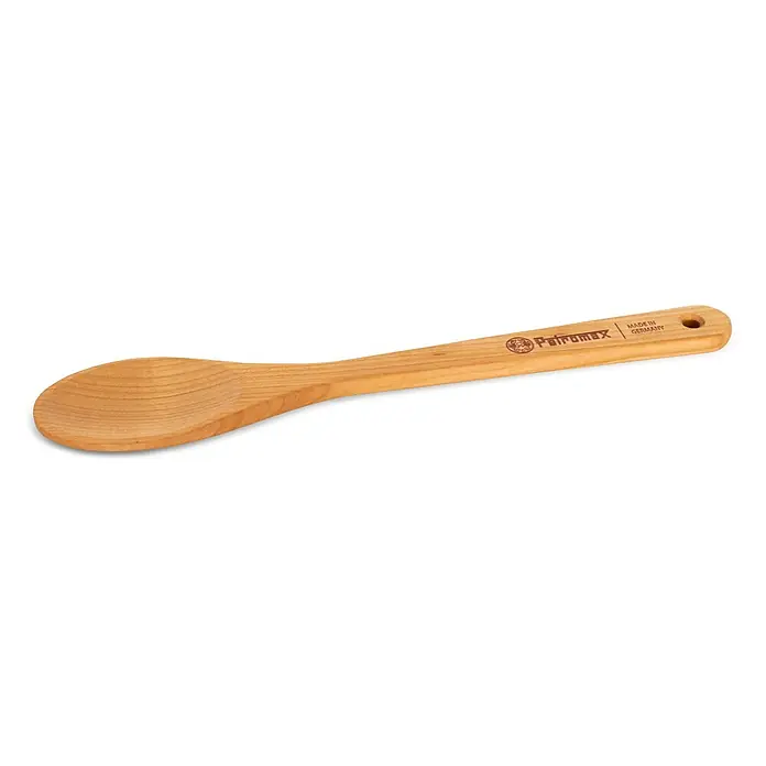 Petromax Holzlöffel - Holz, Braun, 32 cm - Ein Petromax Kochlöffel aus Holz, ideal zum Kochen im Freien. Er ist robust, hitzebeständig und schützt Töpfe und Pfannen vor Kratzern.