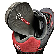 BAUHAUS Zapato bajo de seguridad (38, Clase de protección según EN ISO 20345: S3, Gris/Rojo) | BAUHAUS