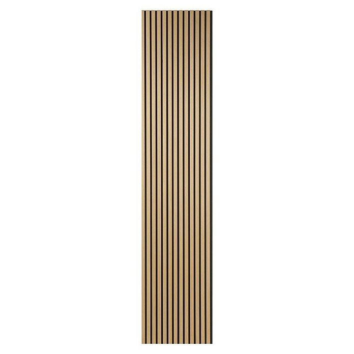 FibroTech Akustikpaneel Quanti (Light Oak, 2.440 x 520 x 18 mm) | BAUHAUS