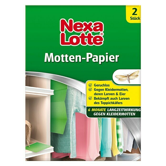 Nexa Lotte Mottenschutz Papier (2 x 4 ml)