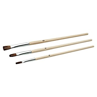 Set de pinceles Universales (Tamaño pincel: 4/6/8, 3 pzs.)