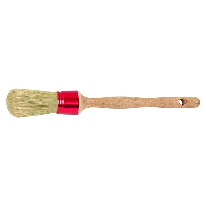 Brocha redonda Prensada Extra Profi (Tamaño pincel: 4, Cerdas naturales, Madera) | BAUHAUS
