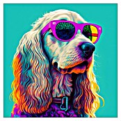 ProArt Young Living Slika na platnu  (Animals with Sunglasses - Dog, Š x V: 30 x 30 cm) | Slike na platnu | Stenske slike | Slike in okvirji | Dekoracija stanovanja | Izdelki | BAUHAUS
