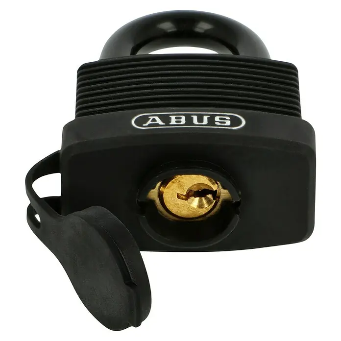 Abus Vorhängeschloss Marine 70/45 - 49 x 68 mm, Bügelstärke: 8 mm, Material Bügel: Gehärteter Spezialstahl - ABUS Vorhängeschloss mit Schlüssel, ideal zur Sicherung von Wertgegenständen. Robust und zuverlässig für den täglichen Gebrauch.