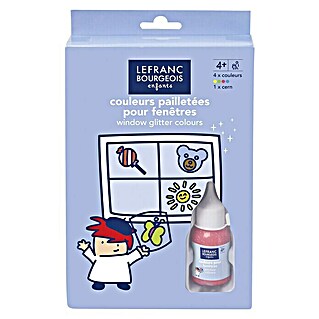 Lefranc & Bourgeois Fenstermalfarben-Set Glitter (5 -tlg.)