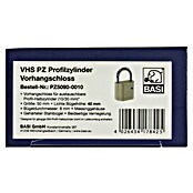 Basi Vorhangschloss VHS PZ (B x H: 28 x 46,5 mm, Bügelinnenhöhe: 40 mm, Material Bügel: Gehärteter Spezialstahl) | BAUHAUS