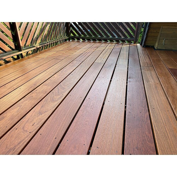 Terrassendiele (274 x 14,5 x 2,1 cm, Jatoba, Braun) | BAUHAUS