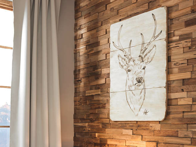 Wandbilder im Chalet Style