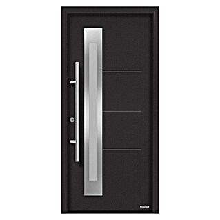 Hörmann EcoStar Haustür ISOPRO 780S (110 x 210 cm, DIN Anschlag: Links, Tiefschwarz)