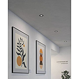 Eglo Led-plafondspot Fueva (Ø x h: 39 x 5,5 cm, Wit, Warm wit, Bluetooth)