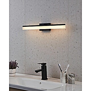 Eglo Led-wandlamp Palmital (l x b x h: 59,5 x 6,5 x 8 cm, Zwart, Warm wit)