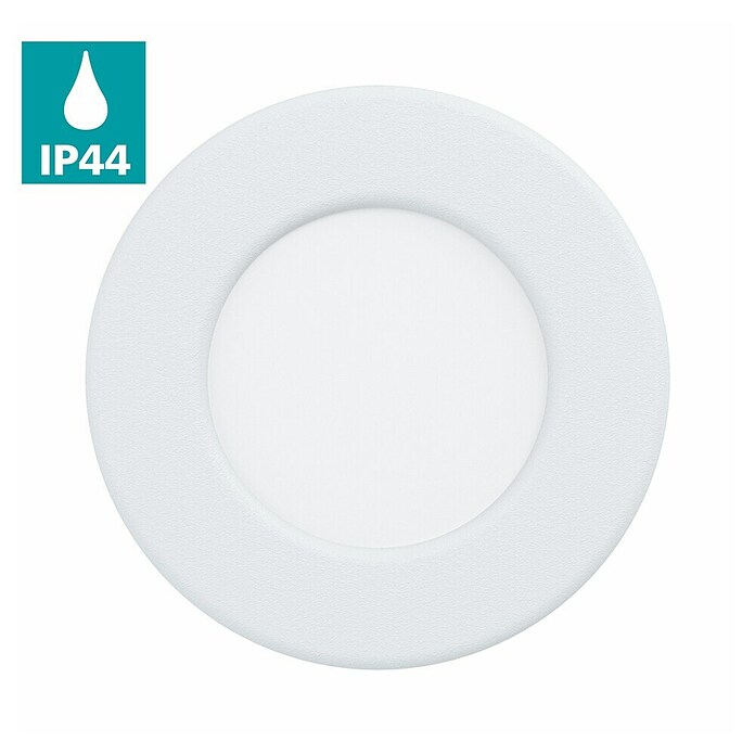 Eglo Ledspot voor wanden en plafonds Fueva (Ø x h: 8,6 x 2,6 cm, Wit) | BAUHAUS