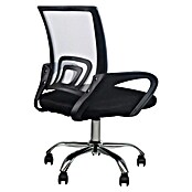 Silla de oficina Nero (Negro, Reposabrazos) | BAUHAUS
