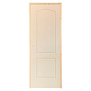 Norma Doors Puerta interior prepintada Provenzal (62,5 x 203 cm, Derecha, Alveolar, Ciega)