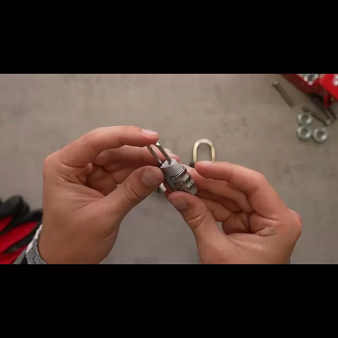 Abus Vorhängezahlenschloss 155/20 - Breite: 20 mm, Bügelstärke: 3 mm - Abus Vorhngezahlenschloss 155/20
