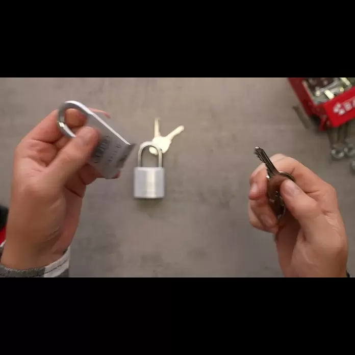 Abus Vorhängeschloss Titalium 80TI/40 - Schlossdicke: 19 mm, Bügelstärke: 7 mm - Abus Vorhngeschloss Titalium 80TI/40, 7mm