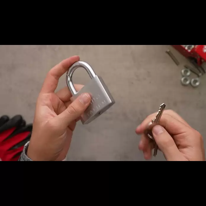 Abus Vorhängeschloss Titalium 64TI/60 Gleichschließend - B x H: 60 x 91 mm, Bügelstärke: 10 mm, Titalium-Spezialaluminium - Abus Vorhngeschloss Titalium 64TI/60 Gleichschlieend