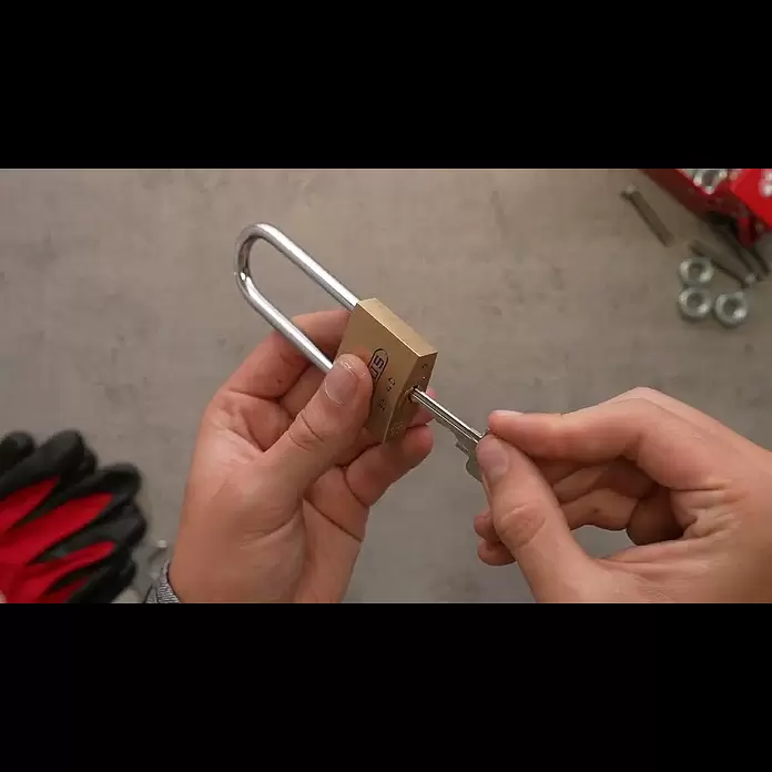 Abus Vorhängeschloss 85/40 HB63 Gleichschließend - B x H: 40 x 103 mm, Bügelstärke: 6,5 mm, Material Bügel: Gehärteter Spezialstahl - Abus Vorhngeschloss 85/40 HB63 Gleichschlieend