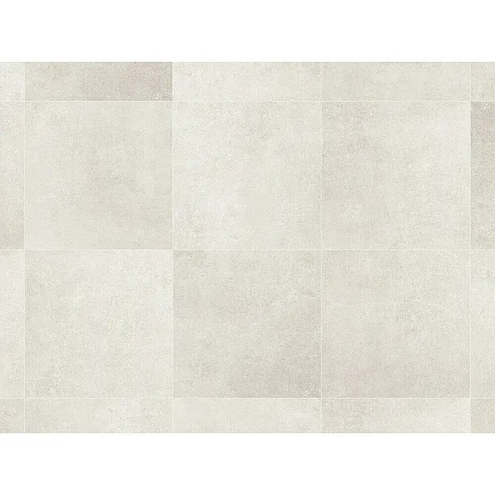 Feinsteinzeugfliese Rimini - 60 x 60 cm, Weiß, Matt - Helle, quadratische Bodenfliesen mit subtiler Textur, ideal für ein modernes, minimalistisches Design und eine helle, freundliche Raumatmosphäre.