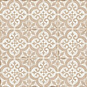 Feinsteinzeugfliese Triana Flor (24,8 x 24,8 cm, Weiß/Grau, Matt) | BAUHAUS