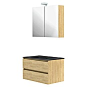 Allibert Badmeubelset Alma (Eik Arlington, Voorgemonteerd, Breedte spiegelkast/spiegel: 60 cm) | BAUHAUS