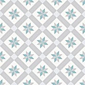 Feinsteinzeugfliese Barcelona Star (24,8 x 24,8 cm, Weiß/Grau, Matt) | BAUHAUS