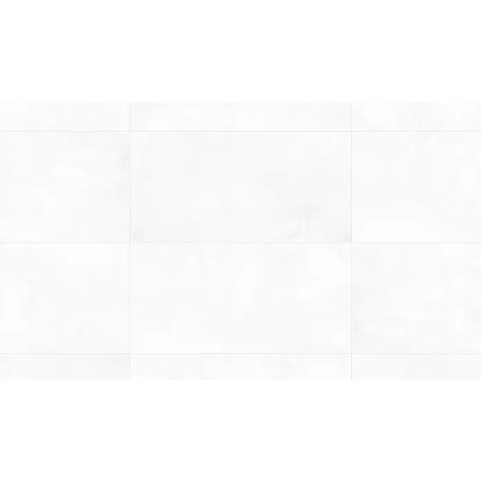 Wandfliese Casa - 29,7 x 59,7 cm, Weiß, Matt - Minimalistischer weißer Fliesen-Hintergrund mit subtilen Texturen, ideal für moderne Designprojekte und zur Präsentation von Produkten.