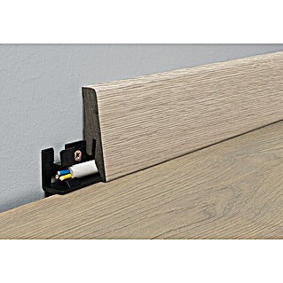 LOGOCLIC Aquaprotect Sockelleiste K58 Marea Oak (260 cm x 18 mm x 58 mm, MDF/HDF)