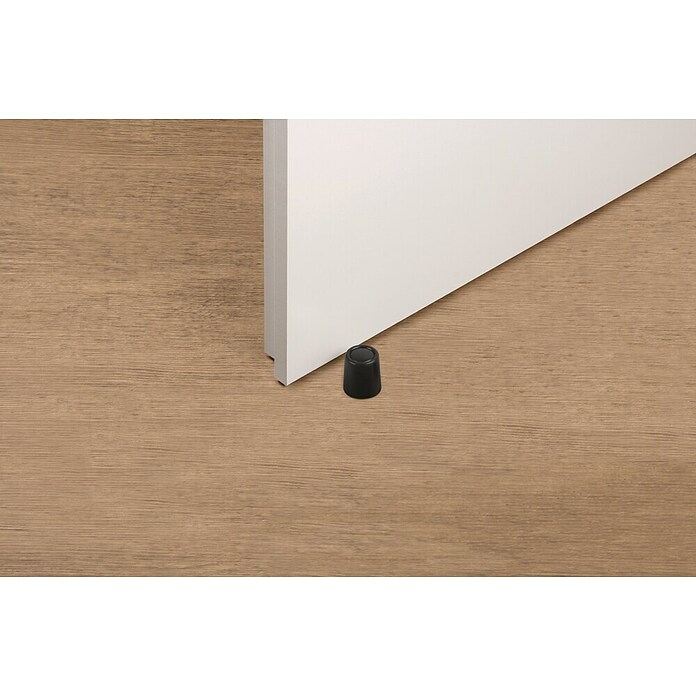 Deurstopper (Ø x h: 26 x 29 mm, Zwart) | BAUHAUS
