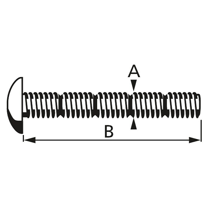 Meubelschroef (Ø x l: 4 x 45 mm, Totaal aantal stuks: 25 st.) | BAUHAUS