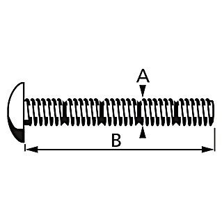 Meubelschroef (Ø x l: 4 x 45 mm, Totaal aantal stuks: 25 st.)