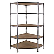 Simonrack Maderclick Estantería esquinera Corner (Al x An x Pr: 180 x 90 x 40 cm, Capacidad de carga por balda: 200 kg, Número de baldas: 5 ud., Inserción, Galvanizado) | BAUHAUS
