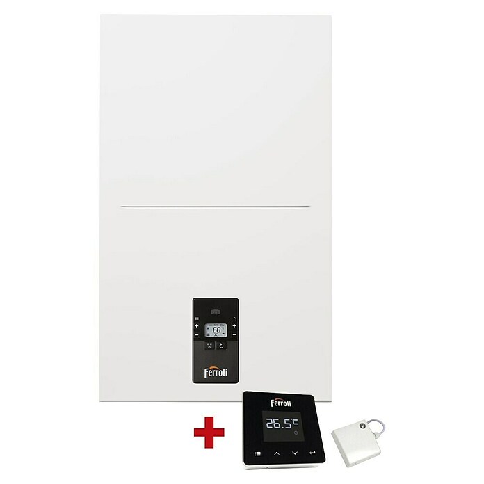 Ferroli Caldera BlueHelix Alpha 28C con instalación incluida (24,5 kW, 8 l, Display multifunción) | BAUHAUS