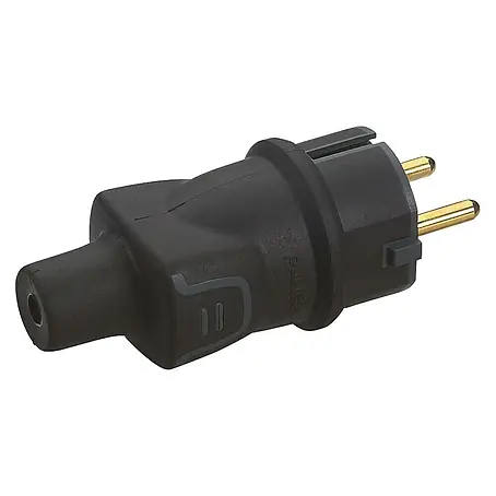 Legrand  Clavija de goma 2 P+TT