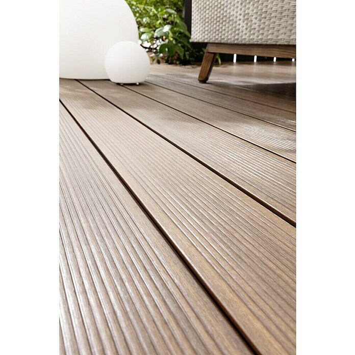 b!design WPC-Terrassendiele (Ipe, 300 x 13,8 x 2,25 cm)
