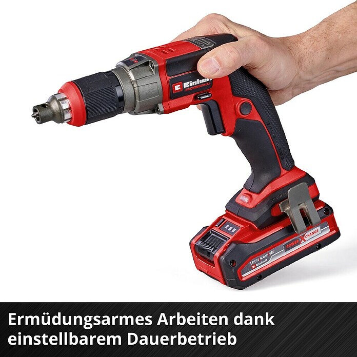 Einhell Professional Power X-Change 18V Akku-Trockenbauschrauber Professional TP-DY 18 LI BL (18 V, Ohne Akku, 5 000 U/min) | BAUHAUS